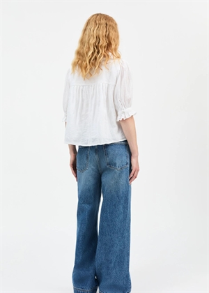 Clea bluse Optic White Skall Studio 